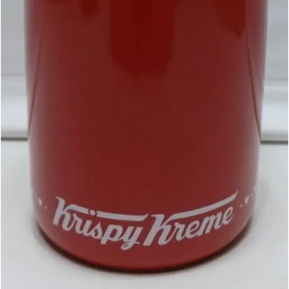 Krispy Kreme Discontinued Red Heart Handle Coffee Mug - Picture 4 of 6